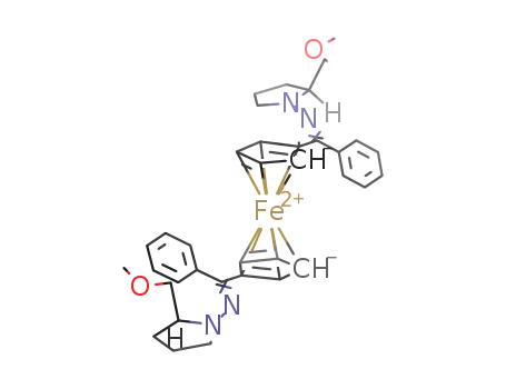 1,1'-bis[N-[(2S)-2-(methoxymethyl)tetrahydro-1H-1-pyrrolyl]-N-(E)-[phenylmethylideneamino]]ferrocene