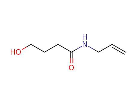 Molecular Structure of 98435-58-6 (Butanamide, 4-hydroxy-N-2-propenyl-)