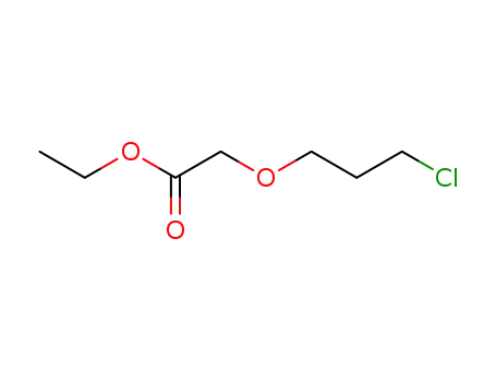 Molecular Structure of 143165-48-4 (Acetic acid, (3-chloropropoxy)-, ethyl ester)