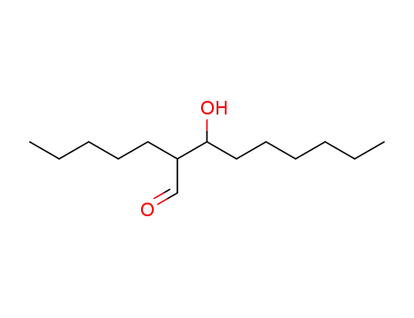 Molecular Structure of 68332-36-5 (Nonanal, 3-hydroxy-2-pentyl-)