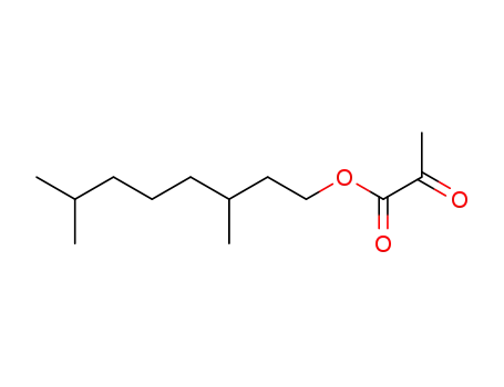 pyruvic acid-(3,7-dimethyl-octyl ester)