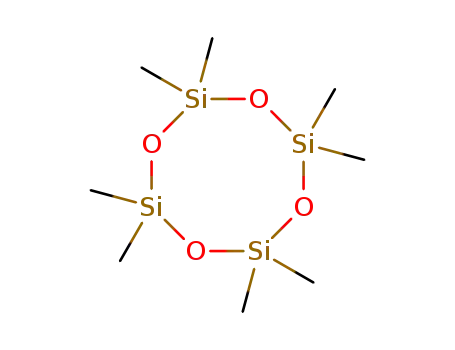 Molecular Structure of 556-67-2 (Cyclotetrasiloxane,octamethyl- (8CI,9CI))