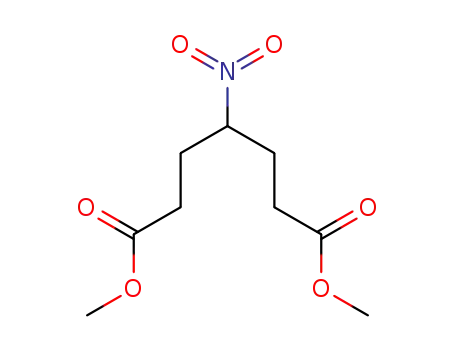 Molecular Structure of 7766-83-8 (dimethyl 4-nitroheptanedioate)