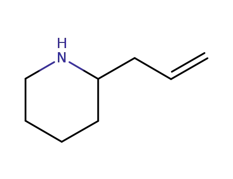 Molecular Structure of 89656-44-0 (Piperidine, 2-(2-propenyl)-)