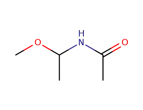 Molecular Structure of 55204-51-8 (Acetamide, N-(1-methoxyethyl)-)
