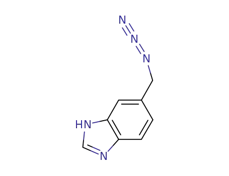 1H-Benzimidazole,  5-(azidomethyl)-  (9CI)