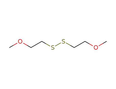 Molecular Structure of 69177-66-8 (Disulfide, bis(2-methoxyethyl))