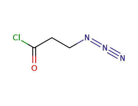 Molecular Structure of 14468-87-2 (Propanoyl chloride, 3-azido-)
