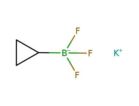 Molecular Structure of 1065010-87-8 (Potassium cyclopropyltrifluoroborate)