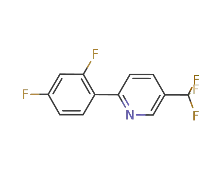 Molecular Structure of 387827-64-7 (2-(2,4-difluorophenyl)-5-(trifluoroMethyl)pyridine)