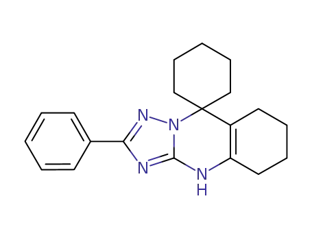 2'-phenyl-5',6',7',8'-tetrahydro-4'H-spiro[cyclohexane-1,9'-[1,2,4]triazolo[5,1-b]quinazoline]