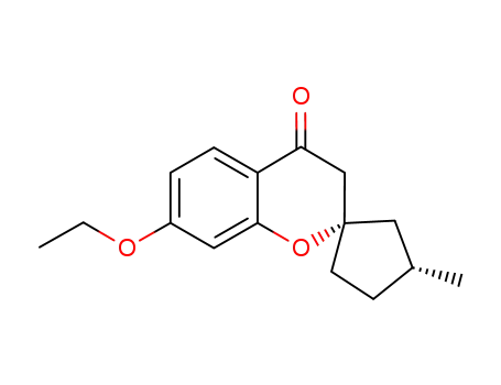 (1'S,3'R)-7-ethoxy-3'-methylspiro[chroman-2,1'-cyclopentan]-4-one