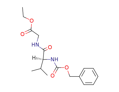 Glycine, N-[N-[(phenylmethoxy)carbonyl]-L-valyl]-, ethyl ester