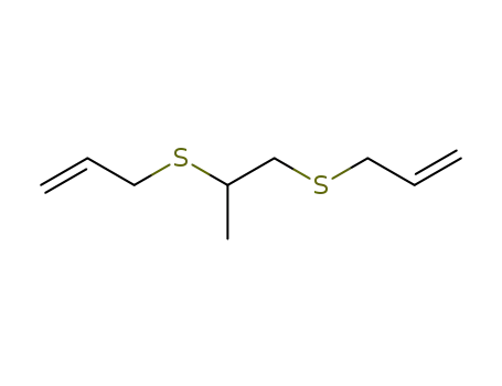 Molecular Structure of 820-30-4 (1-Propene, 3,3'-[(1-methyl-1,2-ethanediyl)bis(thio)]bis-)