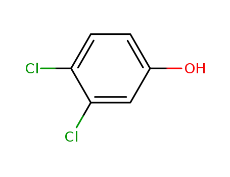 Molecular Structure of 95-77-2 (3,4-Dichlorophenol)