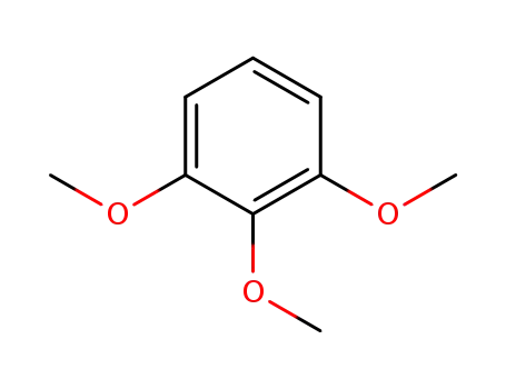 Molecular Structure of 634-36-6 (1,2,3-Trimethoxy benzene)