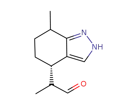(2S)-(7-methyl-4,5,6,7-tetrahydro-2H-indazol-4-yl)propanal