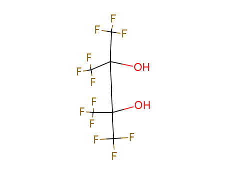 Molecular Structure of 918-21-8 (HEXAFLUORO-2,3-BIS(TRIFLUOROMETHYL)BUTANE-2,3-DIOL)
