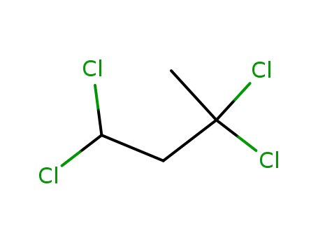 Molecular Structure of 39185-82-5 (1,1,3,3-tetrachlorobutane)