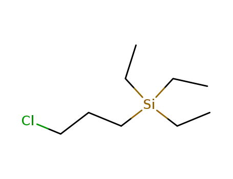 Molecular Structure of 2290-35-9 (Silane, (3-chloropropyl)triethyl-)