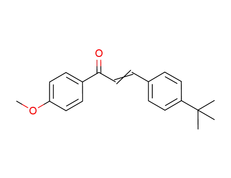 Molecular Structure of 258497-50-6 (2-Propen-1-one, 3-[4-(1,1-dimethylethyl)phenyl]-1-(4-methoxyphenyl)-)