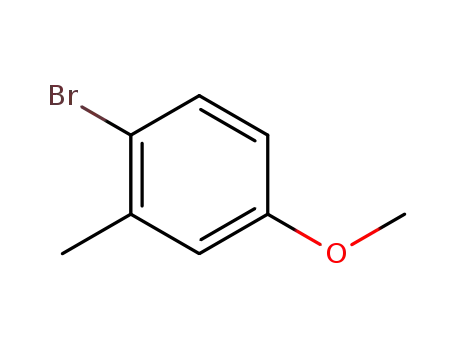 Molecular Structure of 27060-75-9 (2-Bromo-5-methoxytoluene)