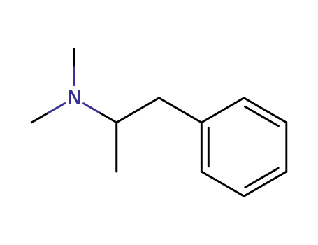Molecular Structure of 4075-96-1 (dimethylamphetamine)