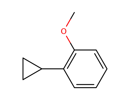 Molecular Structure of 10292-66-7 (Benzene, 1-cyclopropyl-2-methoxy-)