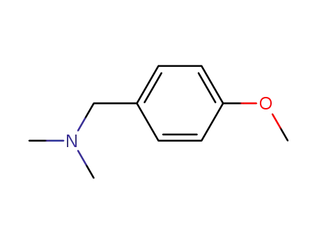Molecular Structure of 15175-54-9 (BenzeneMethanaMine, 4-Methoxy-N,N-diMethyl-)