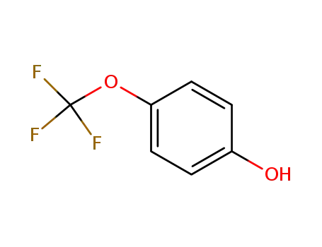 Molecular Structure of 828-27-3 (p-Trifluoromethoxy phenol)
