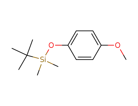 Molecular Structure of 62790-87-8 (Silane, (1,1-dimethylethyl)(4-methoxyphenoxy)dimethyl-)