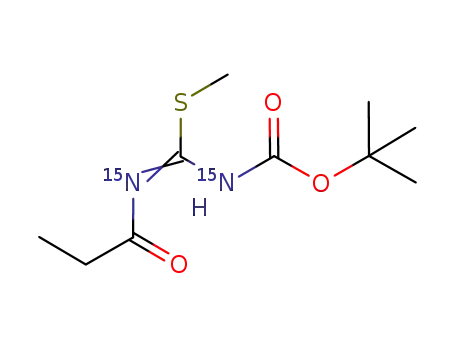 [(15)N2]-N(boc)-N'(propionyl)-S-methylisothiourea