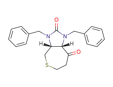 (3aR,8aS)-tetrahydro-1,3-bis(phenylmethyl)-1H-thiepino-[3,4-d]imidazole-2,8(3H,4H)-dione