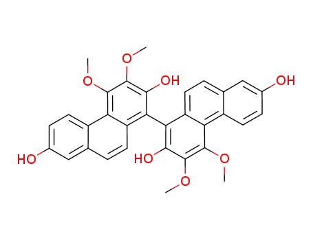(-)-2,2',7,7'-tetrahydroxy-3,3',4,4'-tetramethoxy-1,1'-biphenanthryl