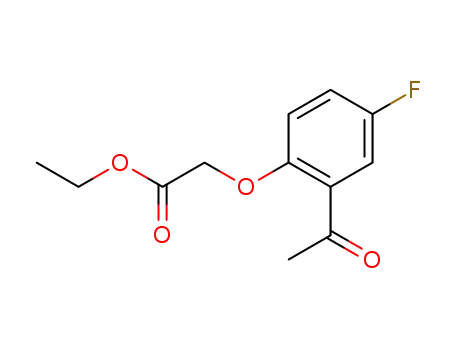Acetic acid, 2-(2-acetyl-4-fluorophenoxy)-, ethyl ester