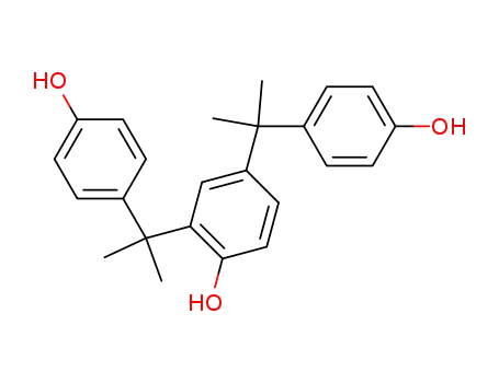 Molecular Structure of 2300-15-4 (2,4-bis[1-(4-hydroxyphenyl)isopropyl]phenol)
