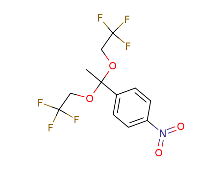 Benzene, 1-[1,1-bis(2,2,2-trifluoroethoxy)ethyl]-4-nitro-