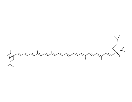 (2R,3E,2'R,3'E)-2,2'-bis-(3-methyl-butyl)-3,4,3',4'-tetradehydro-1,2,1',2'-tetrahydro-ψ,ψ-carotene