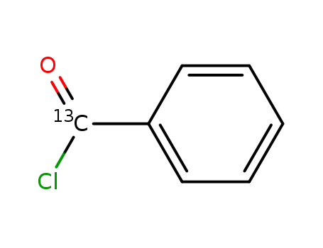 Molecular Structure of 52947-05-4 (BENZOYL-CARBONYL-13C CHLORIDE)