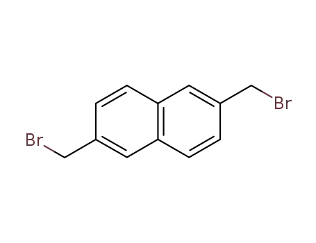 Molecular Structure of 4542-77-2 (2 6-BIS(BROMOMETHYL)NAPHTHALENE  97)