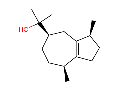 5-Azulenemethanol,1,2,3,4,5,6,7,8-octahydro-a,a,3,8-tetramethyl-, (3S,5R,8S)- cas  489-86-1