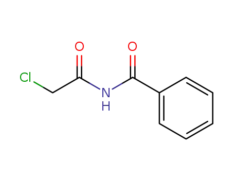 Molecular Structure of 7218-27-1 (N-(2-CHLORO-ACETYL)-BENZAMIDE)