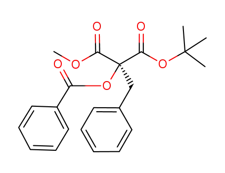 tert-butyl methyl (S)-2-(benzoyloxy)-2-benzylmalonate