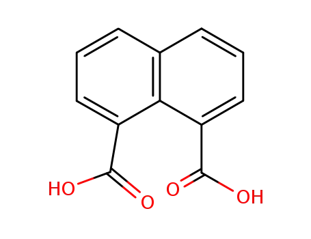 Molecular Structure of 518-05-8 (1,8-NAPHTHALIC ACID)