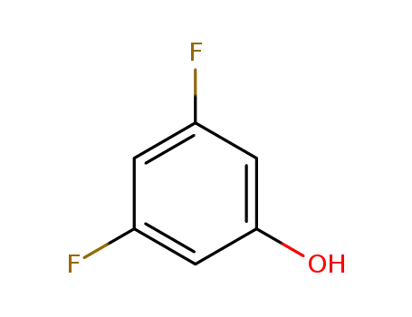 Molecular Structure of 2713-34-0 (3,5-Difluorophenol)