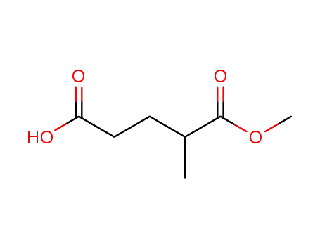 Molecular Structure of 34927-41-8 (Pentanedioic acid, 2-methyl-, 1-methyl ester)