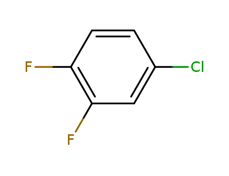 Molecular Structure of 696-02-6 (1-Chloro-3,4-difluorobenzene)