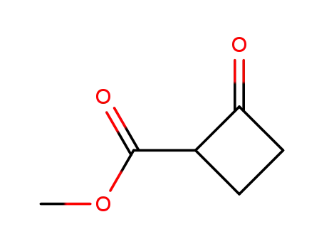 Molecular Structure of 52903-53-4 (Cyclobutanecarboxylic acid, 2-oxo-, methyl ester (9CI))