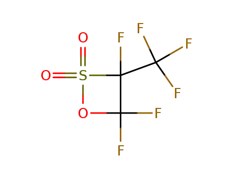 Molecular Structure of 773-15-9 (TRIFLUORO-3-TRIFLUOROMETHYL-1,2-OXATHIETANE-2,2-DIOXIDE)