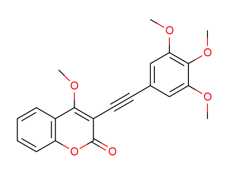 4-methoxy-3-(3,4,5-trimethoxyphenyl)ethynylcoumarin